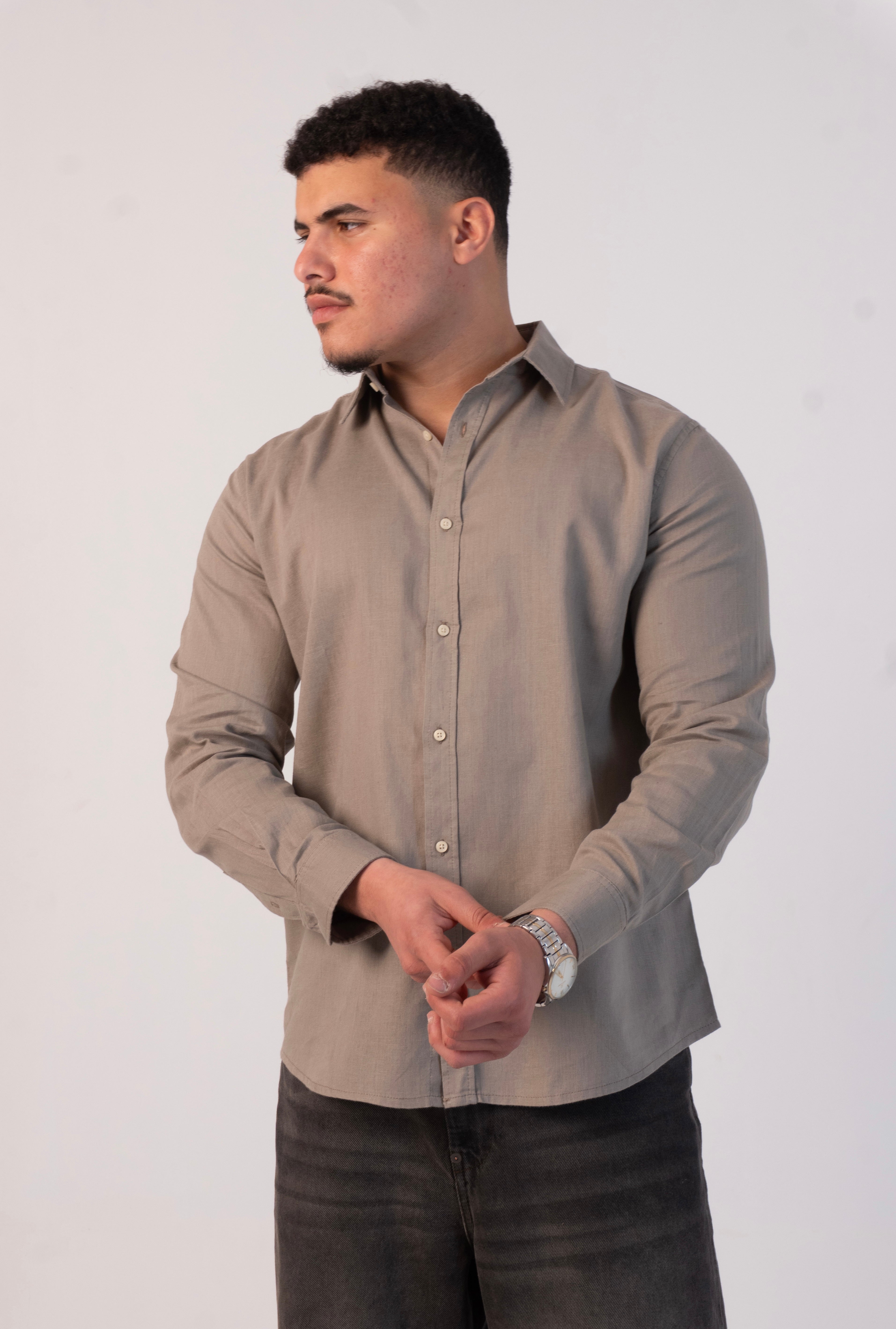 1O1 Essential Shirt - WARM BEIGE