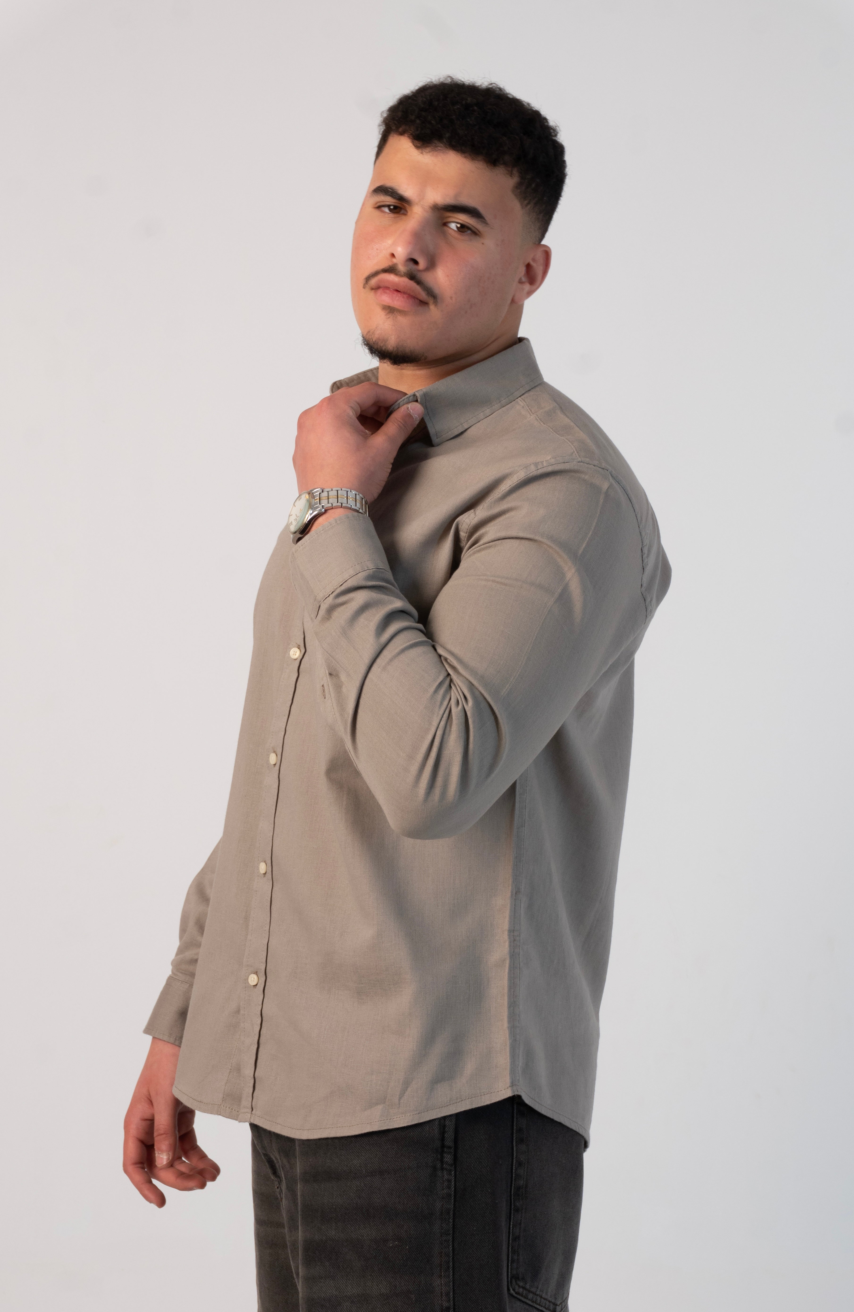 1O1 Essential Shirt - WARM BEIGE