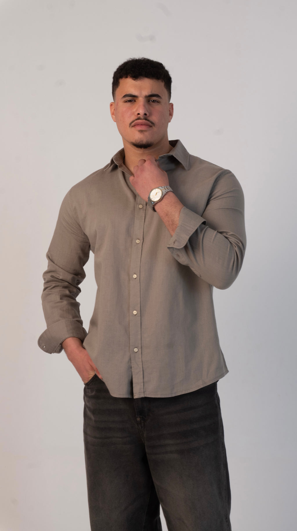 1O1 Essential Shirt - WARM BEIGE