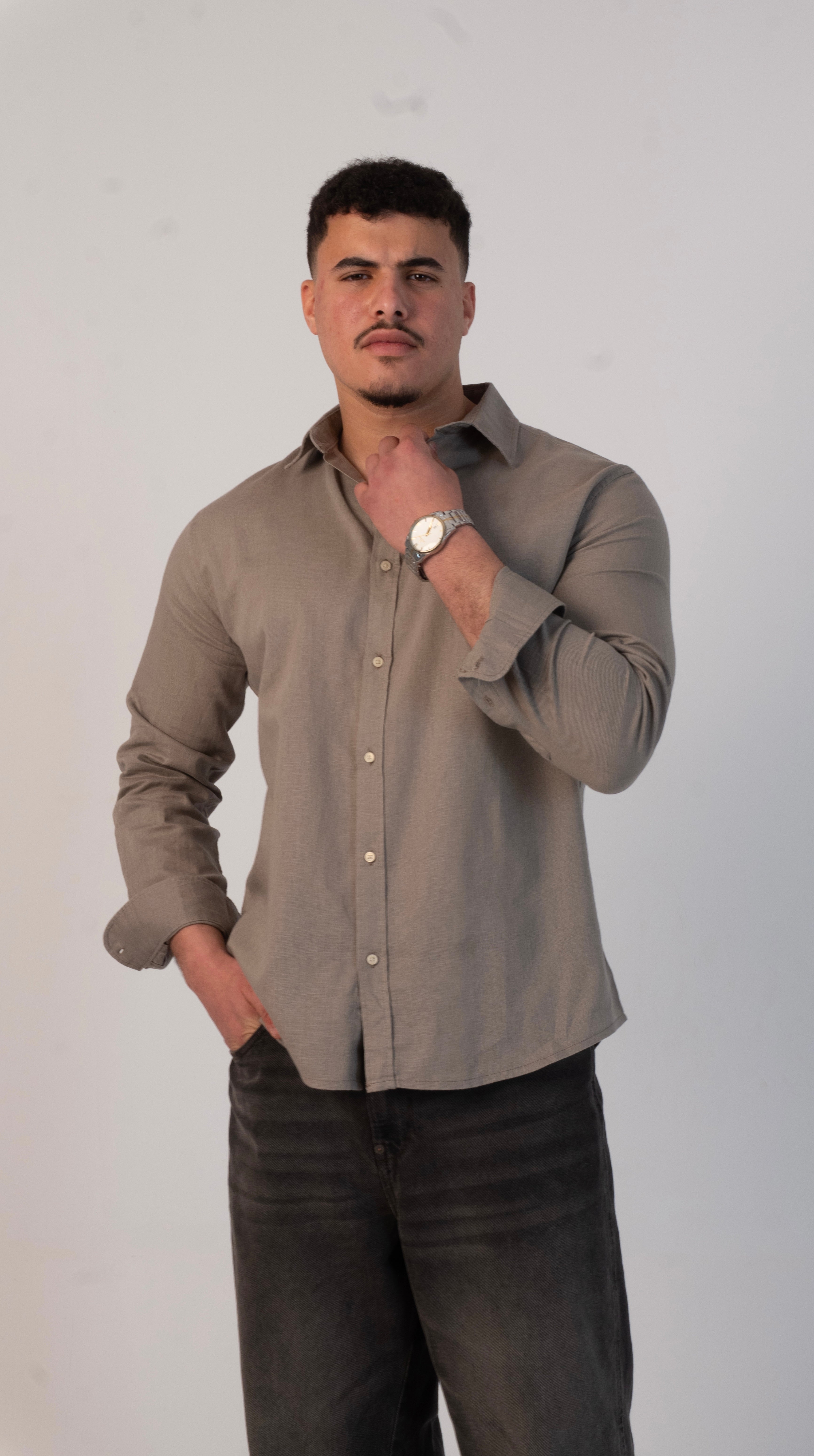 1O1 Essential Shirt - WARM BEIGE