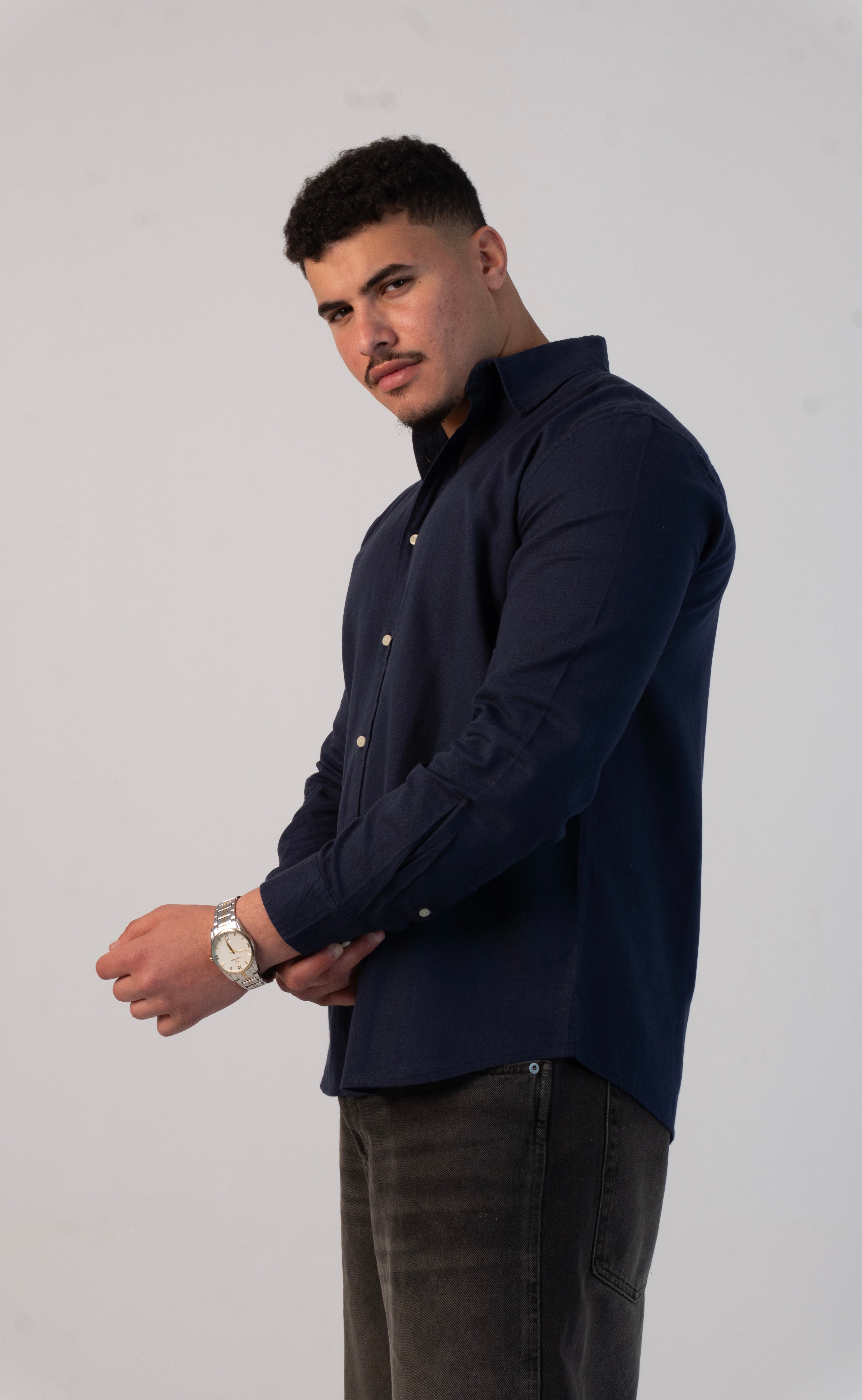 1O1 Essential Shirt - DEEP NAVY