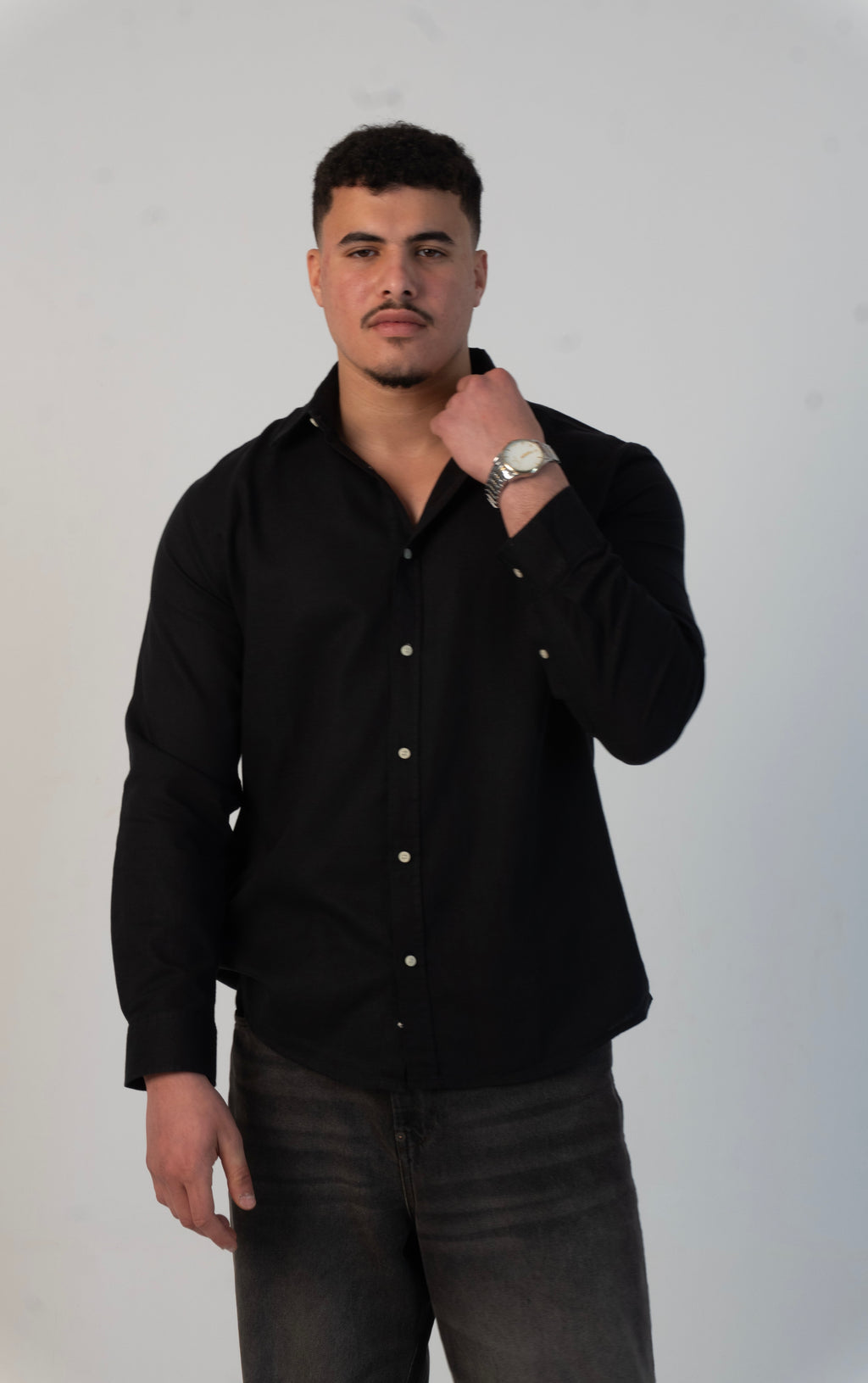 1O1 Essential Shirt - BLACK
